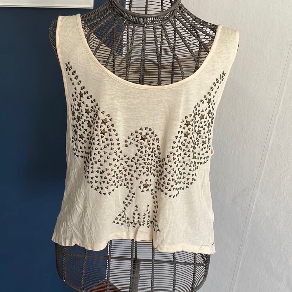 GUESS American eagle crop tank